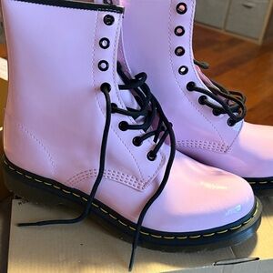 Dr. Martens Light Pink Combat Boots